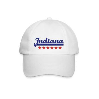 indiana - Baseballkappe - Weiß/Weiß - Vorne
