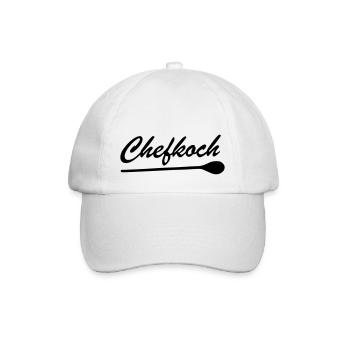 Chefkoch - Baseballkappe - Weiß/Weiß - Vorne
