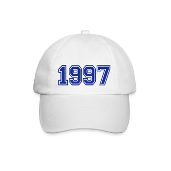 1997 - Baseballkappe - Weiß/Weiß - Vorne