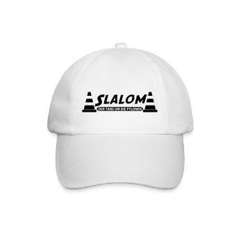 Slalom der tanz um Pylone - Baseballkappe - Weiß/Weiß - Vorne