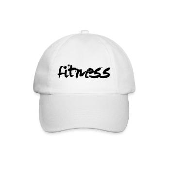 Fitness - Baseballkappe - Weiß/Weiß - Vorne