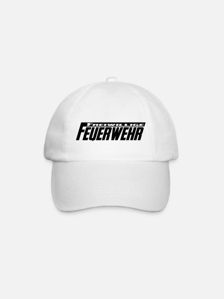 freiwillige Feuerwehr - Baseballkappe - Weiß/Weiß