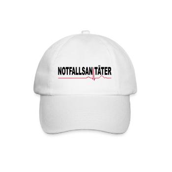 Notfallsanitäter - Baseballkappe - Weiß/Weiß - Vorne