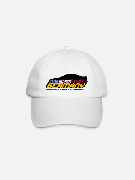 Nascar Freaks Germany - Baseballkappe - Weiß/Weiß