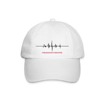 Frequenztherapie Brand - Baseballkappe - Weiß/Weiß - Vorne