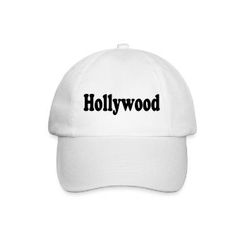 hollywood - Baseballkappe - Weiß/Weiß - Vorne