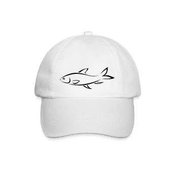 fish319 - Baseballkappe - Weiß/Weiß - Vorne