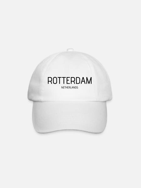 rotterdam - Baseballkappe - Weiß/Weiß