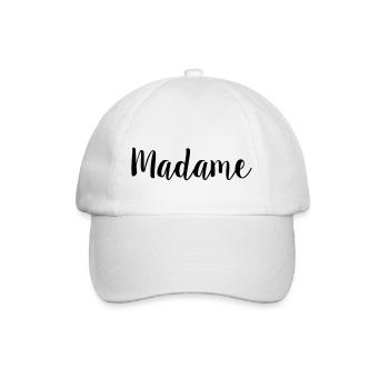 madame simple - Baseballkappe - Weiß/Weiß - Vorne