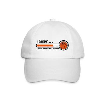 Basketball-Superlade Spieler1 - Baseballkappe - Weiß/Weiß - Vorne