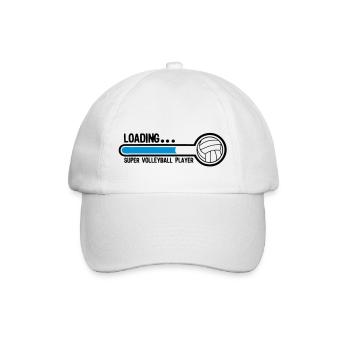 Volleyball Ladesuper Spieler1 - Baseballkappe - Weiß/Weiß - Vorne