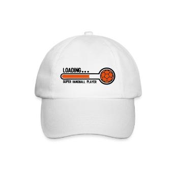 Super Handball-Lade Spieler1 - Baseballkappe - Weiß/Weiß - Vorne