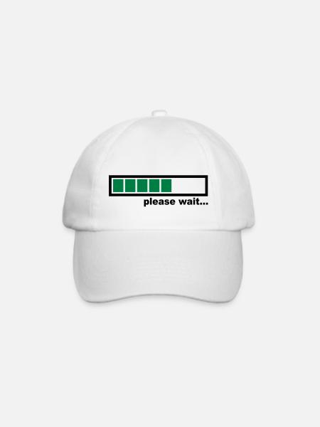 Loading - Baseballkappe - Weiß/Weiß