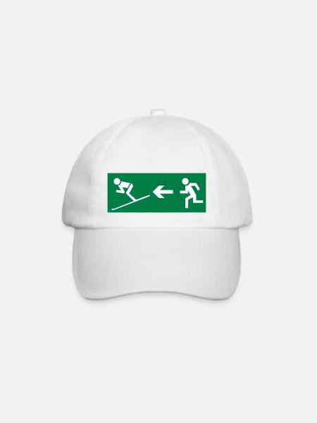 Ski - Baseballkappe - Weiß/Weiß