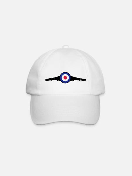 Lenkkopf Target - Baseballkappe - Weiß/Weiß