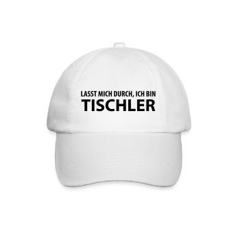 tischler - Baseballkappe - Weiß/Weiß - Vorne