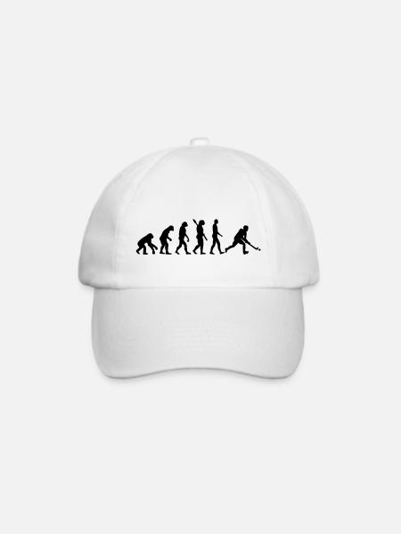 Evolution Hockey - Baseballkappe - Weiß/Weiß