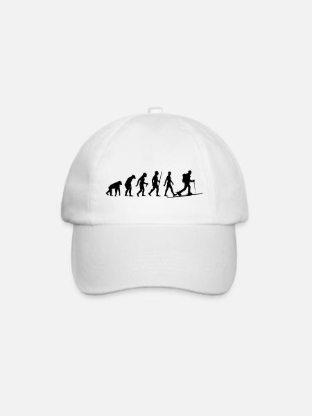 Evolution Skitour - Baseballkappe - Weiß/Weiß