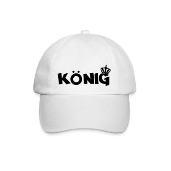 koenig - Baseballkappe - Weiß/Weiß - Vorne