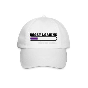 Boost Loading Please Wait - Baseballkappe - Weiß/Weiß - Vorne