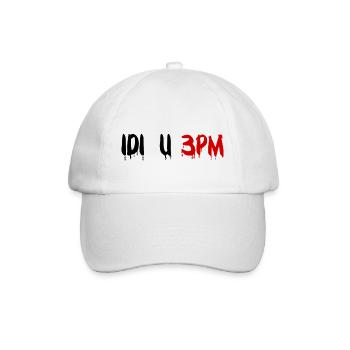 idi u tri picke materine - Baseballkappe - Weiß/Weiß - Vorne