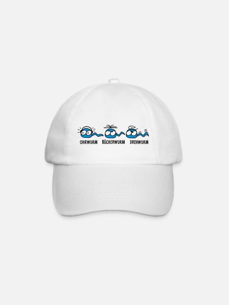 drei Musen - Baseballkappe - Weiß/Weiß