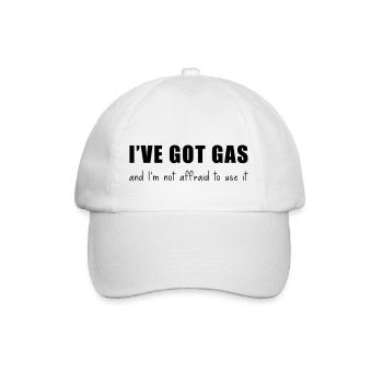 Gas - Baseballkappe - Weiß/Weiß - Vorne