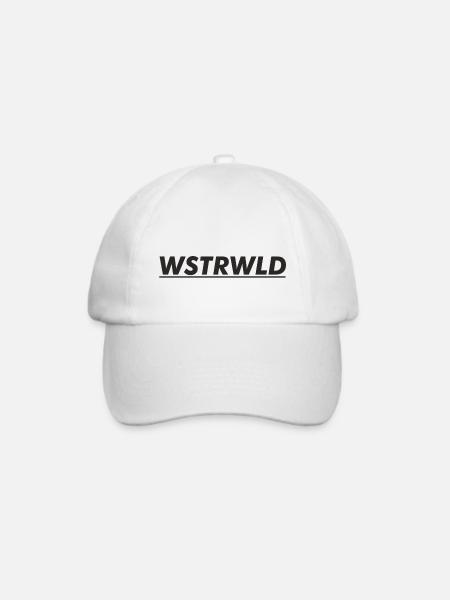 WSTRWLD - Baseballkappe - Weiß/Weiß