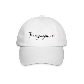 Trauzeugin-personalisierbar - Baseballkappe - Weiß/Weiß - Vorne