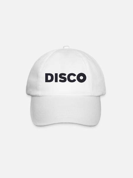 Disco - Baseballkappe - Weiß/Weiß