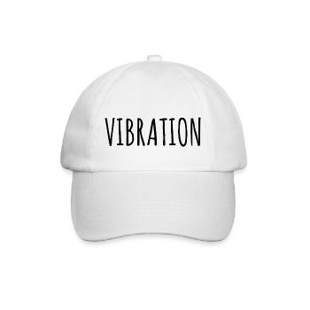 T_shirt Vibration - Baseballkappe - Weiß/Weiß - Vorne