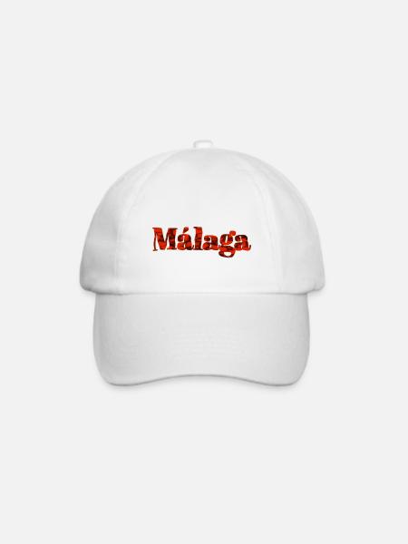 Malaga - Baseballkappe - Weiß/Weiß