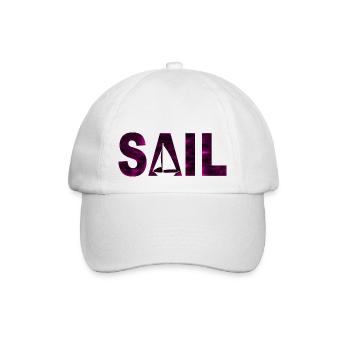 Segeln Segler Segelboot Skipper Geschenk - Baseballkappe - Weiß/Weiß - Vorne