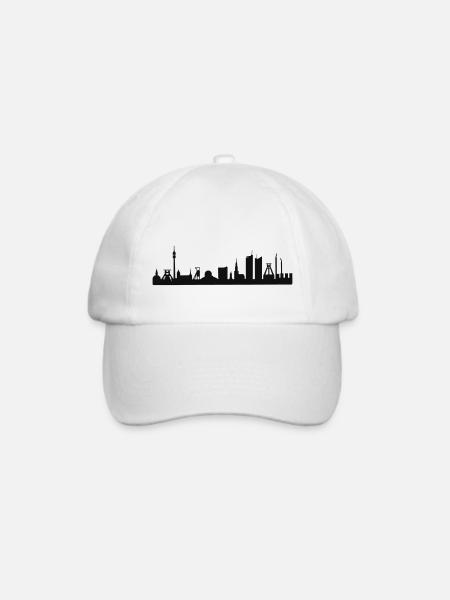 Ruhrgebiet Skyline - Baseballkappe - Weiß/Weiß
