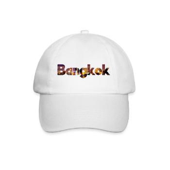 Bangkok - Baseballkappe - Weiß/Weiß - Vorne