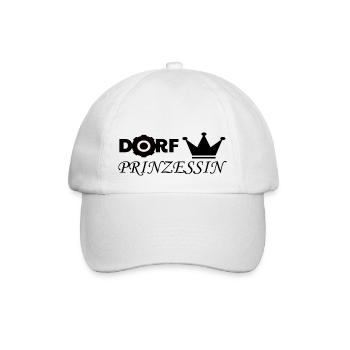 DORF PRINZESSIN - Baseballkappe - Weiß/Weiß - Vorne