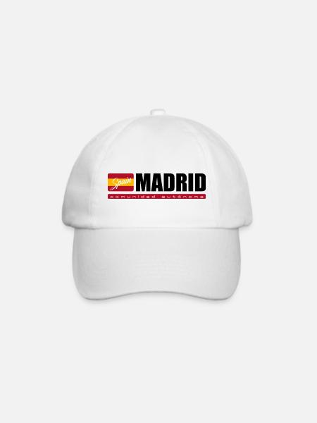 Autonome Gemeinschaft Madrid - Baseballkappe - Weiß/Weiß