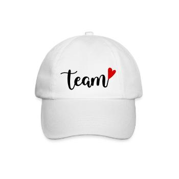 Team - Baseballkappe - Weiß/Weiß - Vorne