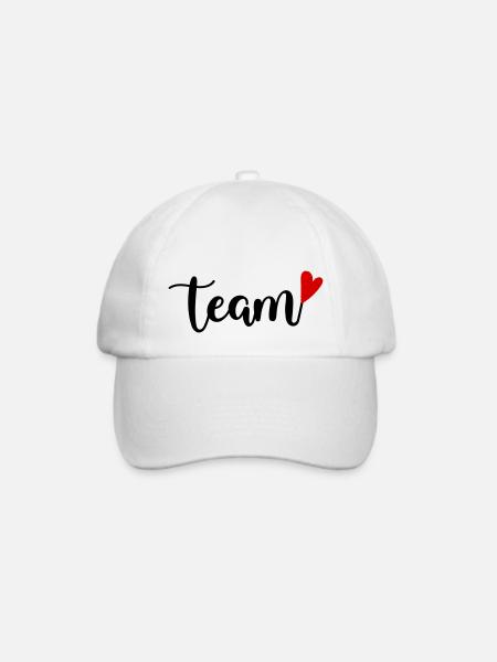 Team - Baseballkappe - Weiß/Weiß