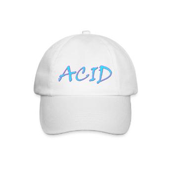 Acid - Baseballkappe - Weiß/Weiß - Vorne