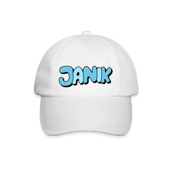 Janik - Baseballkappe - Weiß/Weiß - Vorne