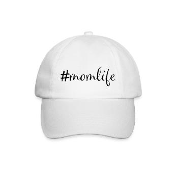 Momlife ist das beste Leben für eine Frau - Baseballkappe - Weiß/Weiß - Vorne