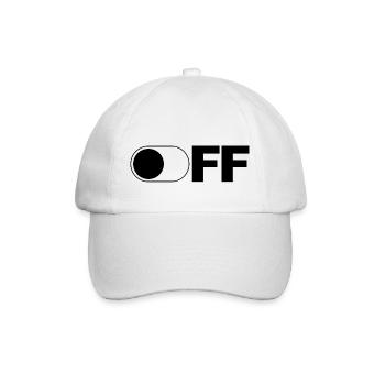 OFF - Baseballkappe - Weiß/Weiß - Vorne