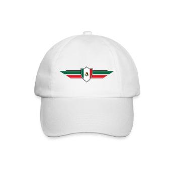 Mexiko Fan Weltmeisterschaft - Baseballkappe - Weiß/Weiß - Vorne