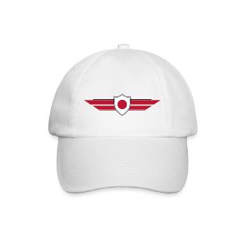 Japan Fan Weltmeisterschaft - Baseballkappe - Weiß/Weiß - Vorne