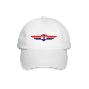 Kroatien Fan Weltmeisterschaft - Baseballkappe - Weiß/Weiß - Vorne