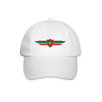 Portugal Fan Weltmeisterschaft - Baseballkappe - Weiß/Weiß - Vorne