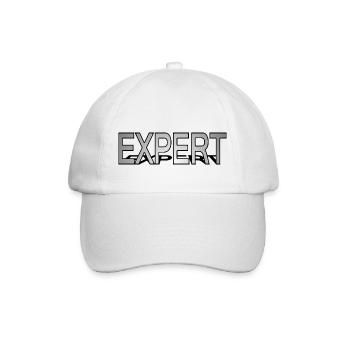 3D-Experte - Baseballkappe - Weiß/Weiß - Vorne