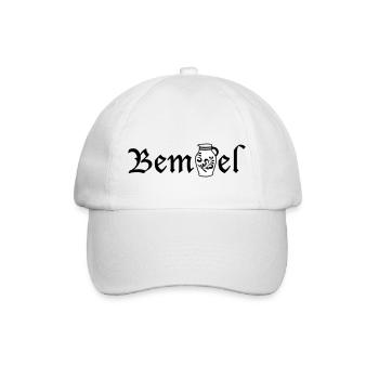 Bembel - Frankfurter Bembel Design #Bembel - Baseballkappe - Weiß/Weiß - Vorne