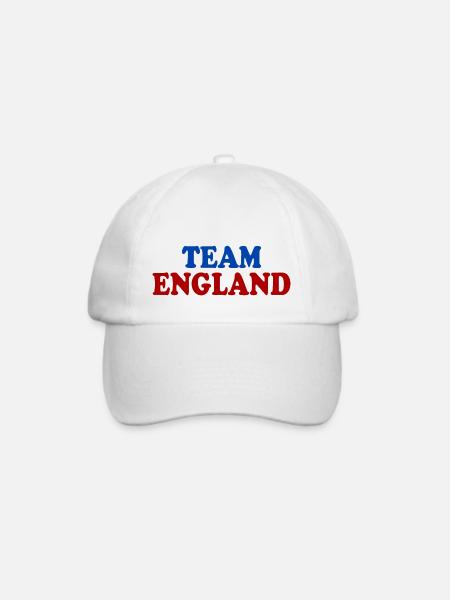 Team england - Baseballkappe - Weiß/Weiß